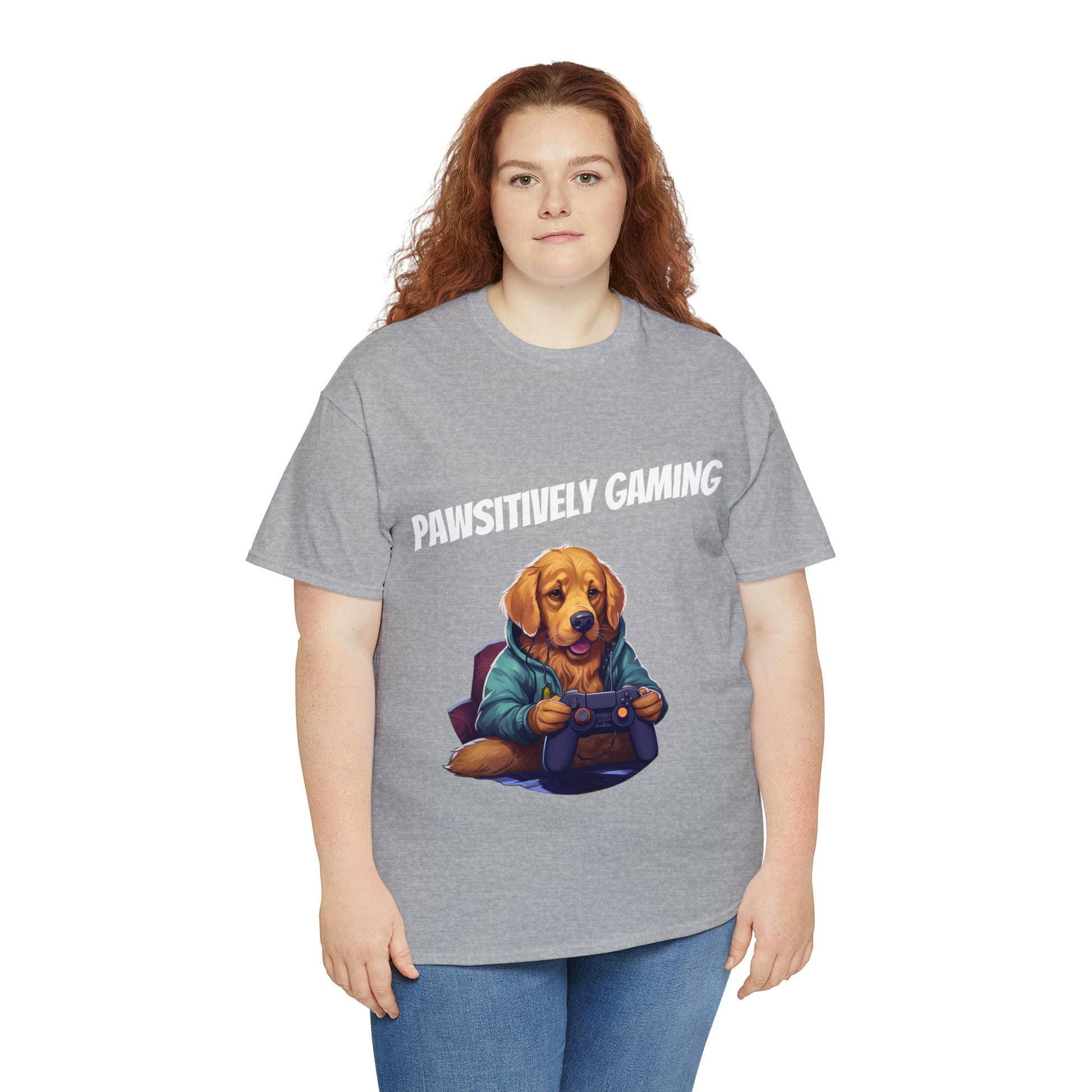 Pawsitively Gaming - T-Shirt Golden Retriver - Laser League Crafts