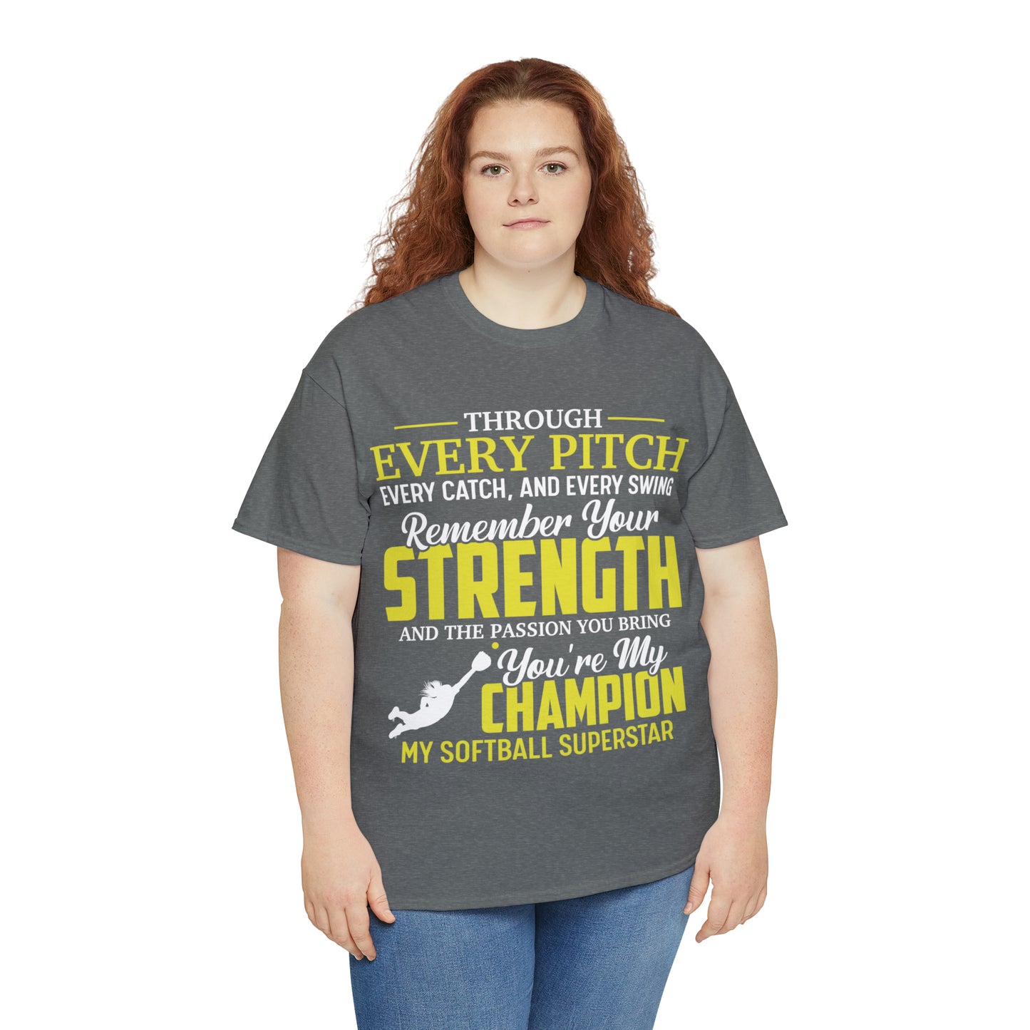 You're My Champion Softball T-Shirt - Laser League Crafts