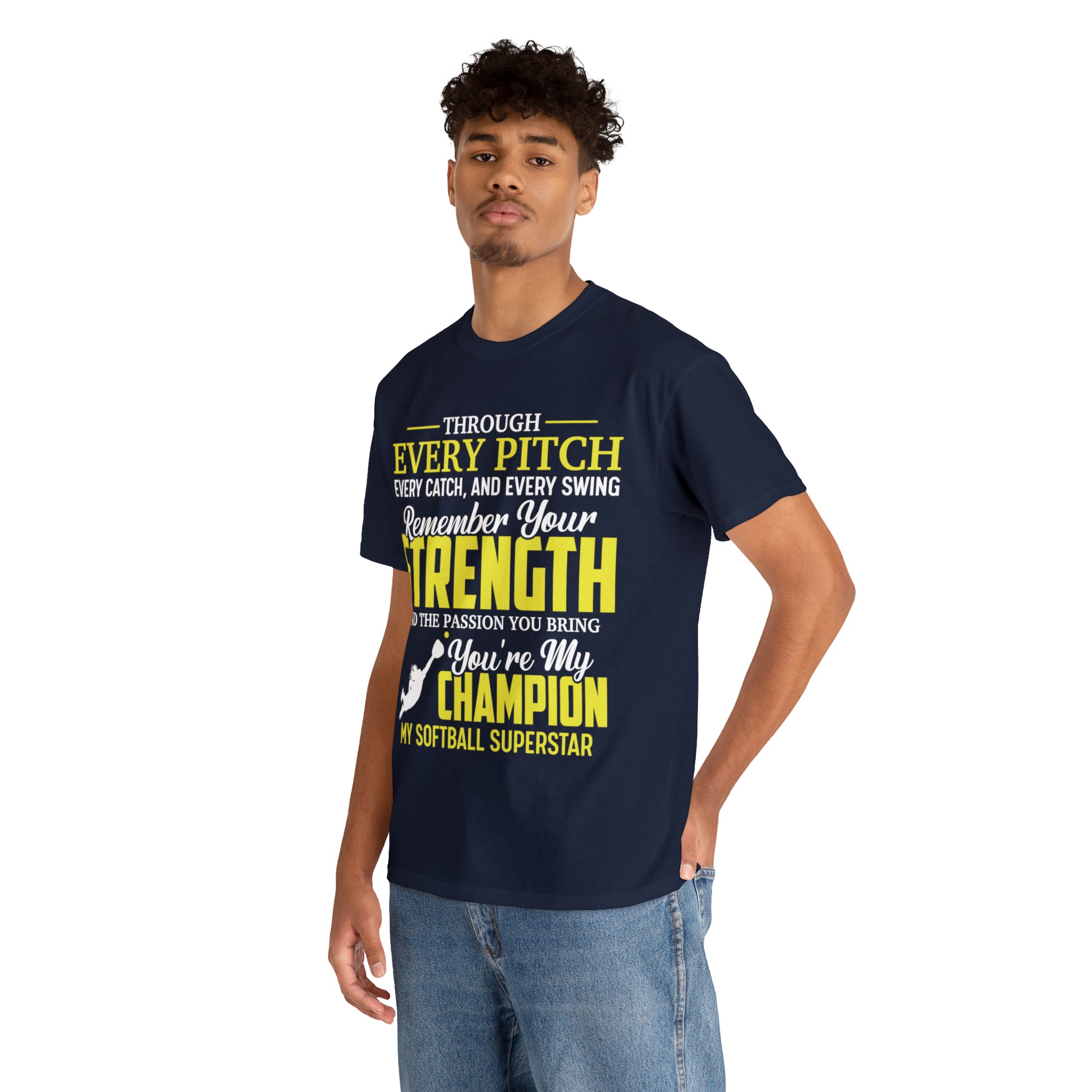 You're My Champion Softball T-Shirt - Laser League Crafts