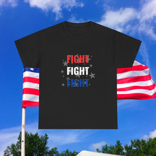 Patriotic "Fight, Fight, Fight" Trump-Inspired T-Shirt -