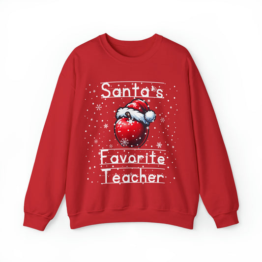 Santa Favorite Teacher Sweatshirt